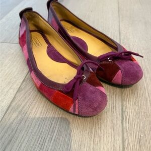 Coach Women's Colorful Suede Flats